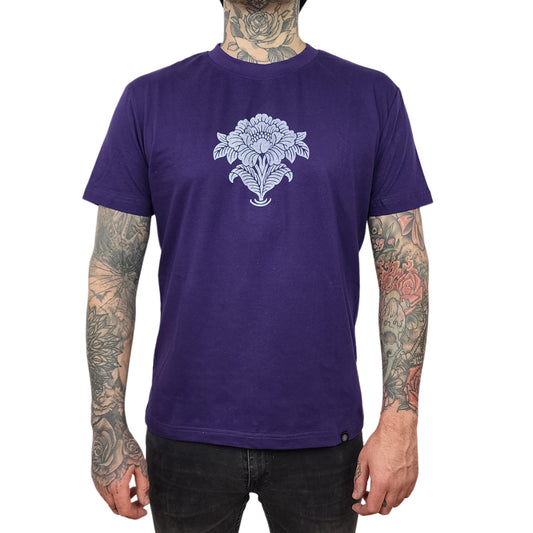 Purple Ornamental Flower Tee